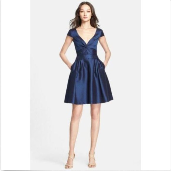 Armani Collezioni Honeycomb Twist Front Dress 46